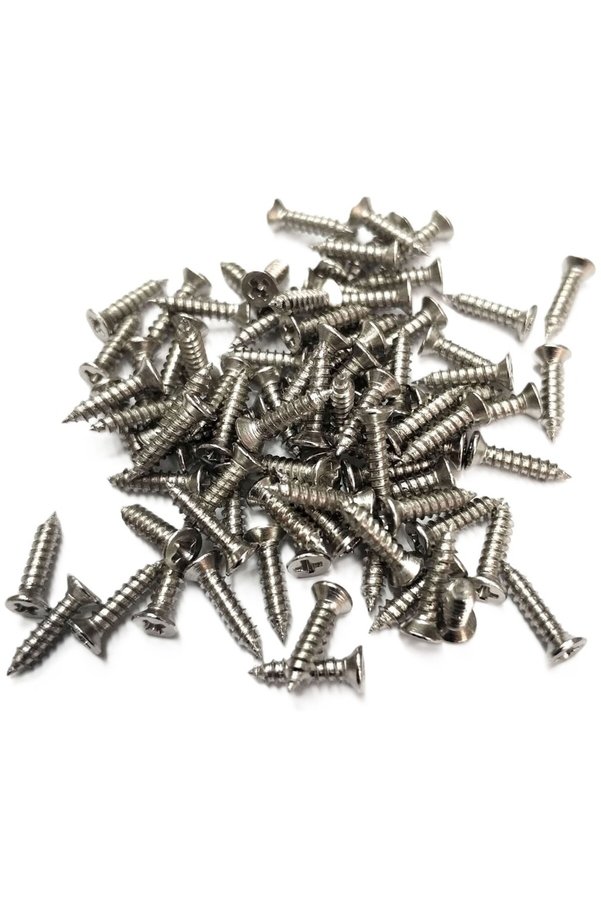 Evimdeyokyok Nikel 1000 Adet Klips Vidası 2,2X9,5 Mm Yhb - Konik Başlı Kutu, Sandık, Ayak, Askı, Mini Vida