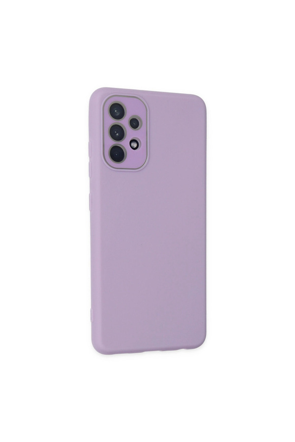 Evimdeyokyok Samsung Galaxy A53 5G Kılıf Lansman Glass Kapak - Lila