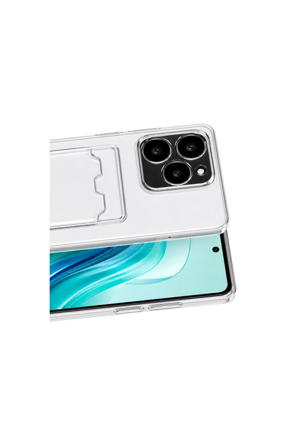 Evimdeyokyok Realme C61 Kılıf Kart Şeffaf Silikon - Şeffaf