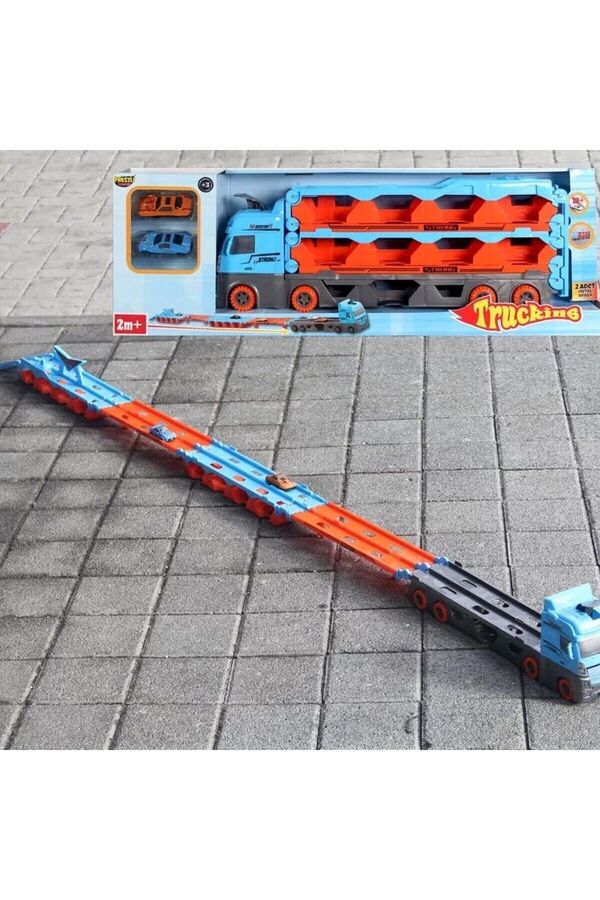 Ethab Ticaret Fab-1604 Yarış Pistli Tır- Prestij Oyuncak - 1 Adet