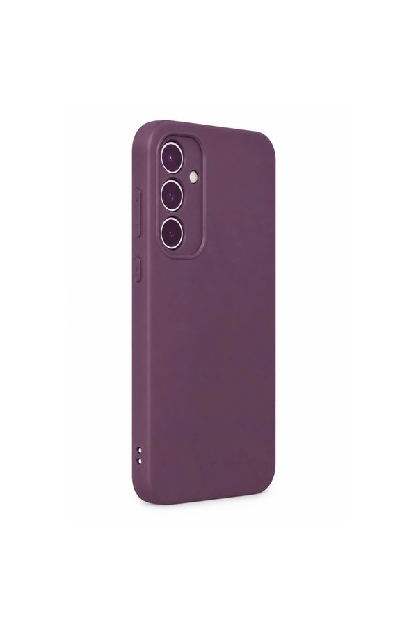 Evimdeyokyok Samsung Galaxy A35 5G Kılıf First Silikon - Mürdüm