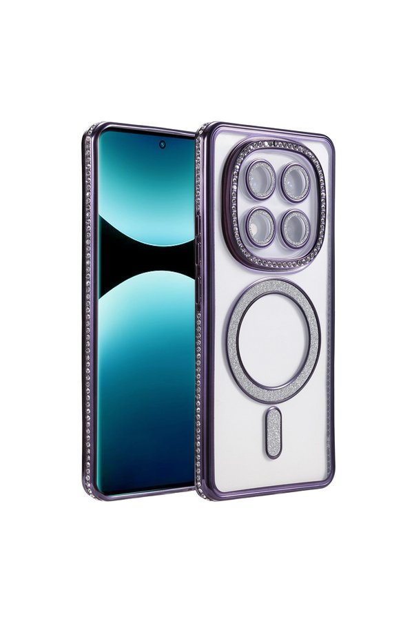 Evimdeyokyok Xiaomi Redmi Note 15 Pro Plus 5G Joke Simli Magneticsafe Kılıf - Derin Mor