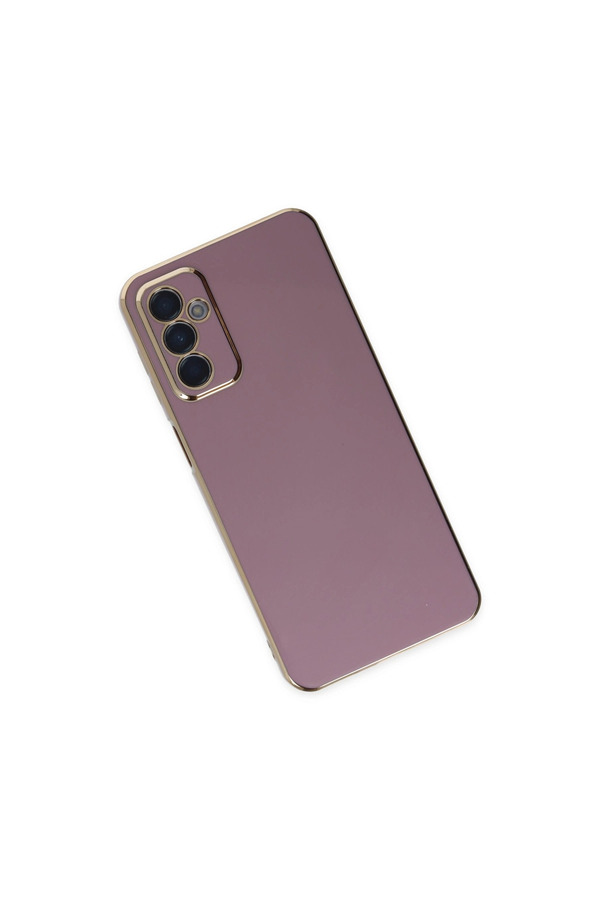 Evimdeyokyok Samsung Galaxy M23 Kılıf Volet Silikon - Mor