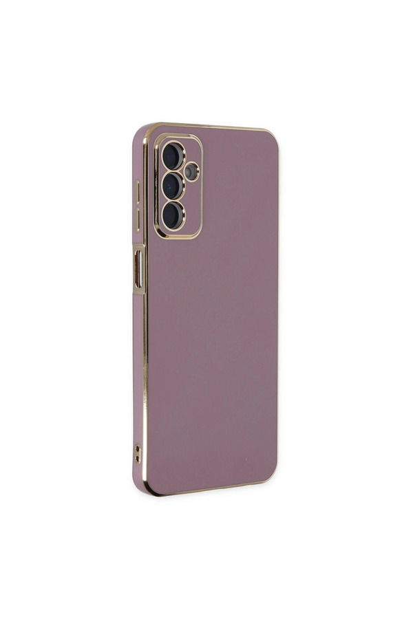 Evimdeyokyok Samsung Galaxy M23 Kılıf Volet Silikon - Mor