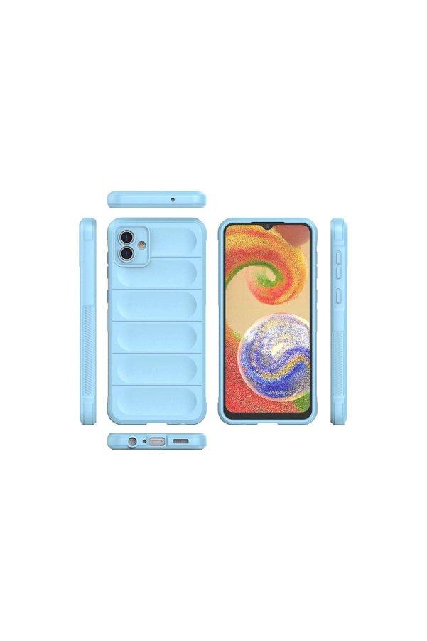 Ethab Ticaret Glb-Stl41414 Samsung Galaxy A04 Kılıf Optimum Silikon - Sky Blue