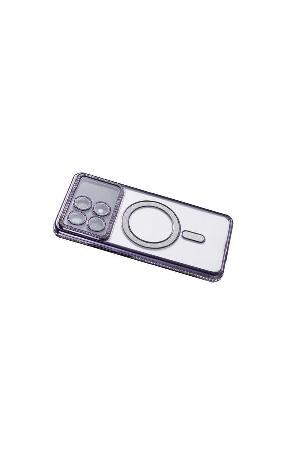 Ethab Ticaret Glb-Stl41414 Poco X6 Pro Joke Simli Magneticsafe Kılıf - Derin Mor