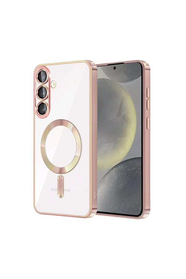 Evimdeyokyok Samsung Galaxy S25 Fe Kross Magneticsafe Kapak - Rose