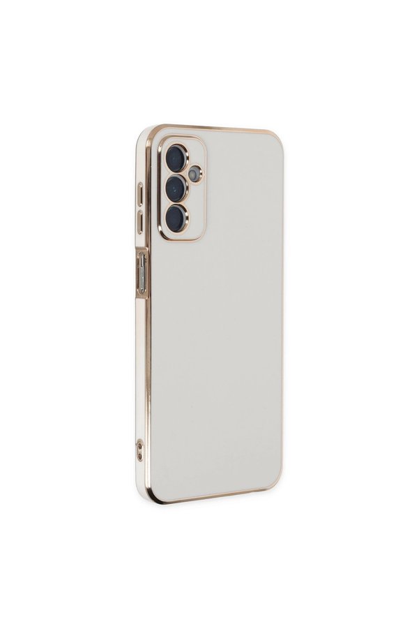 Evimdeyokyok Samsung Galaxy M23 Kılıf Volet Silikon - Beyaz