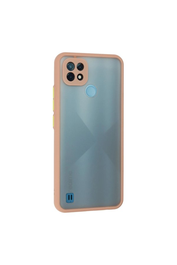 Evimdeyokyok Realme C21 Kılıf Montreal Silikon Kapak - Pembe