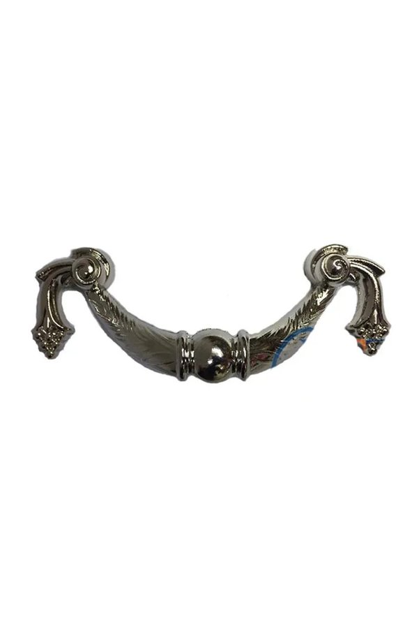 Ethab Ticaret Dekoratif Zamak Üzümlü Kulp - 64Mm, Nikel, 1 Adet