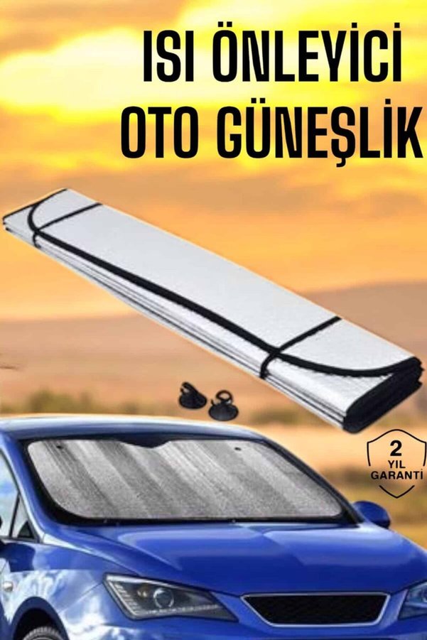 Ezere Araba Güneşliği Oto Güneşlik Tüm Araç Modellerine Uygun - Karbul7643-9359