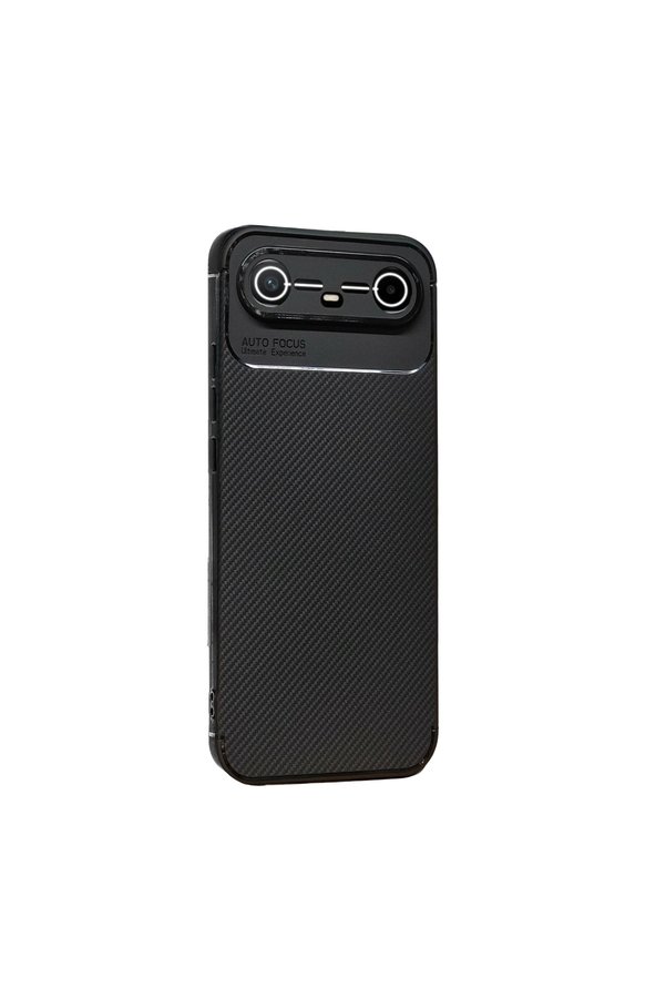 Evi̇mdeyokyok Tecno Spark Sli̇m 5G Auto Focus Karbon Kapak - Si̇yah