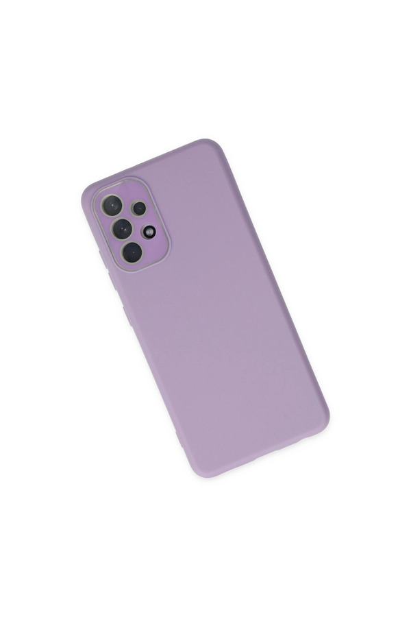 Evimdeyokyok Samsung Galaxy A53 5G Kılıf Lansman Glass Kapak - Lila