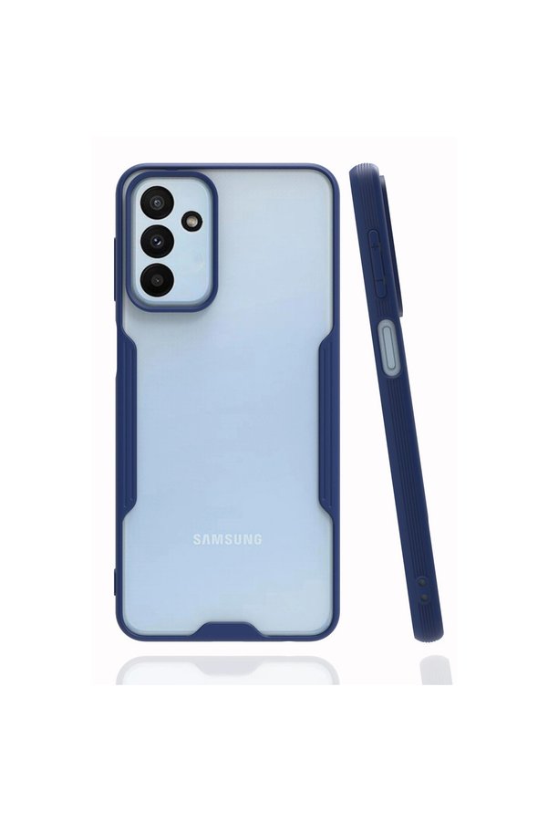 Evimdeyokyok Samsung Galaxy M23 Kılıf Platin Silikon - Lacivert