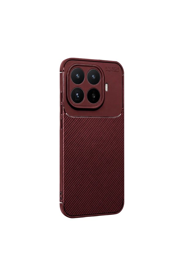 Evi̇mdeyokyok Xi̇aomi̇ Mi̇ 17T Pro Auto Focus Karbon Kapak - Bordo