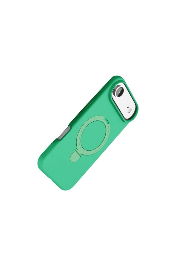 Ethab Ticaret Glb-Stl41414 İphone 17 Air Regal Magsafe Standlı Kapak - Yeşil