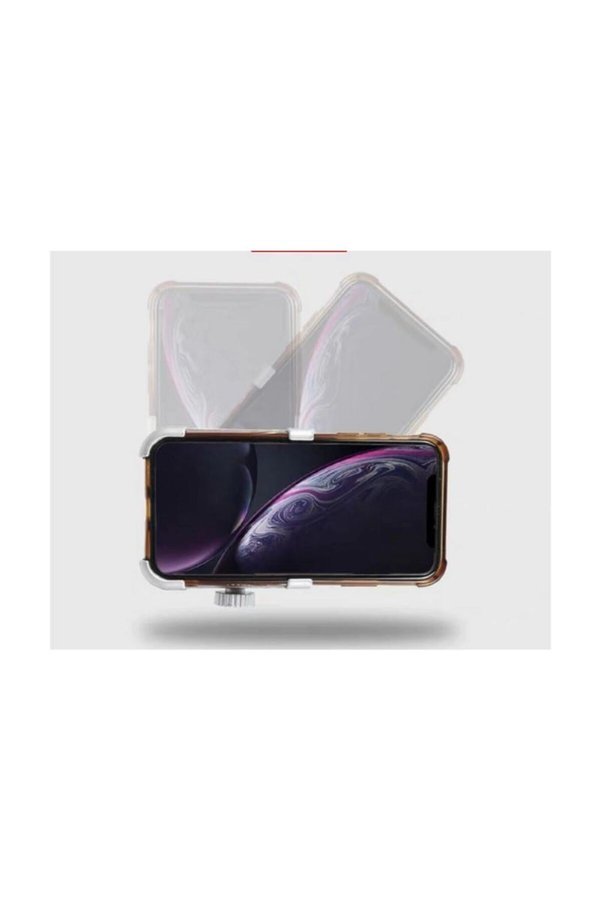 Ethab Ticaret Glb-Stl41414 Alüminyum Gövdeli Metal Ayna Bağlantılı Motosiklet Telefon Tutucu 7 İnç Xl