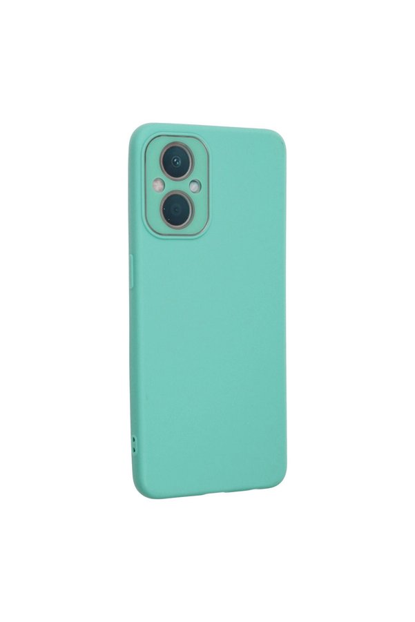 Evimdeyokyok Oppo Reno 7 Lite Kılıf Lansman Glass Kapak - Turkuaz