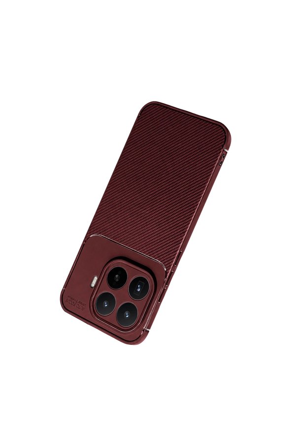 Evi̇mdeyokyok Xi̇aomi̇ Mi̇ 17T Pro Auto Focus Karbon Kapak - Bordo