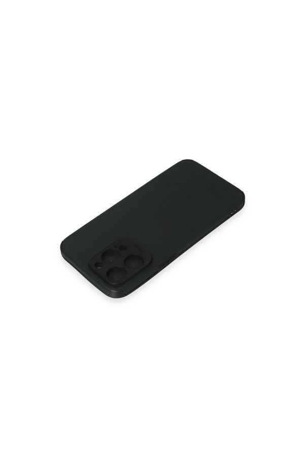 Evimdeyokyok Apple İphone 15 Pro Max Kılıf Loop Deri Silikon - Yeşil
