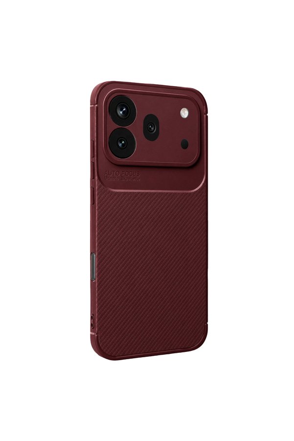 Evimdeyokyok Huawei Honor 600 Pro Auto Focus Karbon Kapak - Bordo
