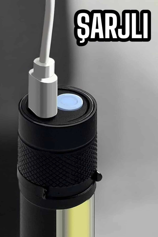 Home El Feneri Led Usb Şarjlı Zoom Mini Led Işık Acil Durum Feneri