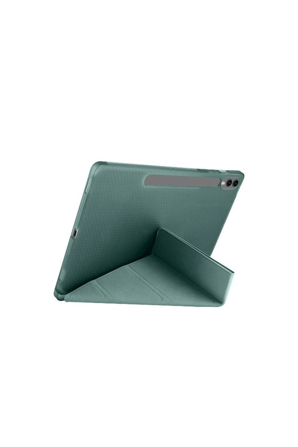 Ethab Ticaret Glb-Stl41414 Samsung Galaxy X510 Tab S9 Fe 11 Kılıf Kalemlikli Mars Tablet Kılıfı - Koyu Yeşil