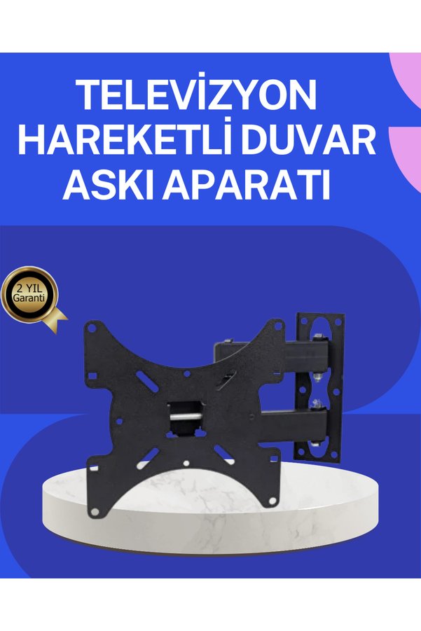 Lutesya Led Lcd Tv Duvar Askı Aparatı Hareketli Ve Döner