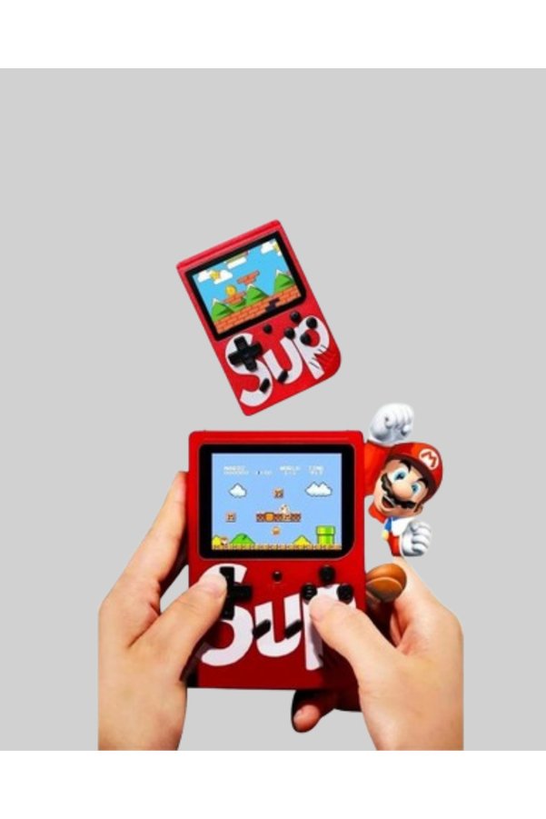 Küçük Hazine Sup Retro El Konsolu – 500 Oyun, Tv Bağlantılı, 3 İnç Ekranlı Şarjlı Mini Atari