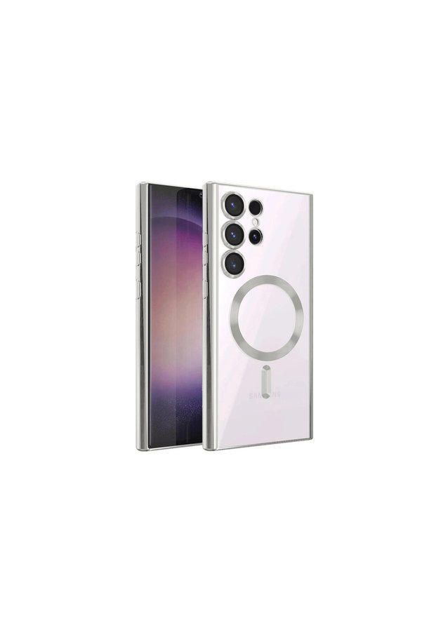 Evimdeyokyok Samsung Galaxy S24 Ultra Kılıf Kross Magneticsafe Kapak - Titan Gri