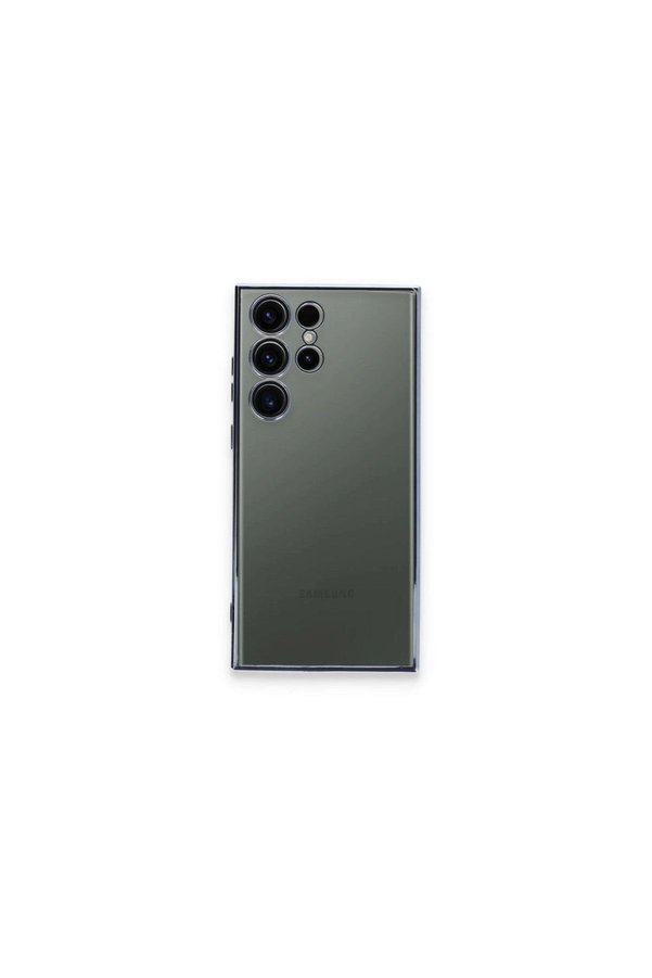 Ethab Ticaret Glb-Stl41414 Samsung Galaxy S23 Ultra Kılıf Razer Lensli Silikon - Açık Mavi