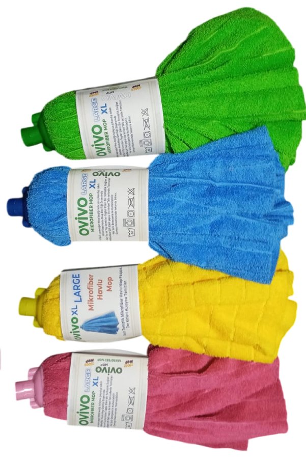 Ovivo 1 Adet Mikrofiber Havlu Mop Paspas Mop Xl Yedek Ucu Large Xl Büyük Boy