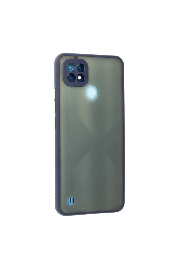 Evimdeyokyok Realme C21 Kılıf Montreal Silikon Kapak - Lacivert
