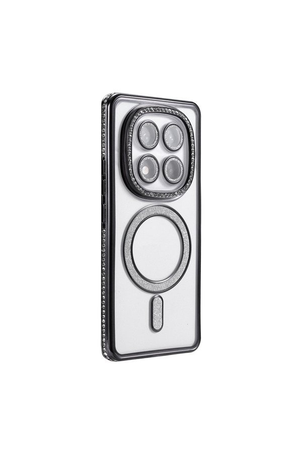 Evi̇mdeyokyok Xi̇aomi̇ Redmi̇ Note 15 Pro Plus 5G Joke Si̇mli̇ Magneti̇csafe Kılıf - Si̇yah