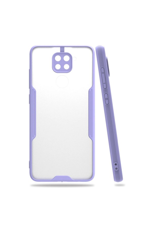 Evimdeyokyok Xiaomi Redmi Note 9 Kılıf Platin Silikon - Lila
