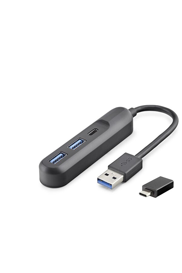 Evimdeyokyok Usb Type-C 3.2 Gen1 Hub 3 Port 5 Gbps Siyah U35G05