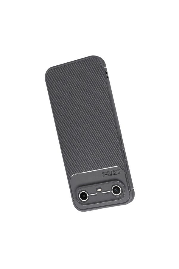 Evi̇mdeyokyok Tecno Spark Sli̇m 5G Auto Focus Karbon Kapak - Gri̇