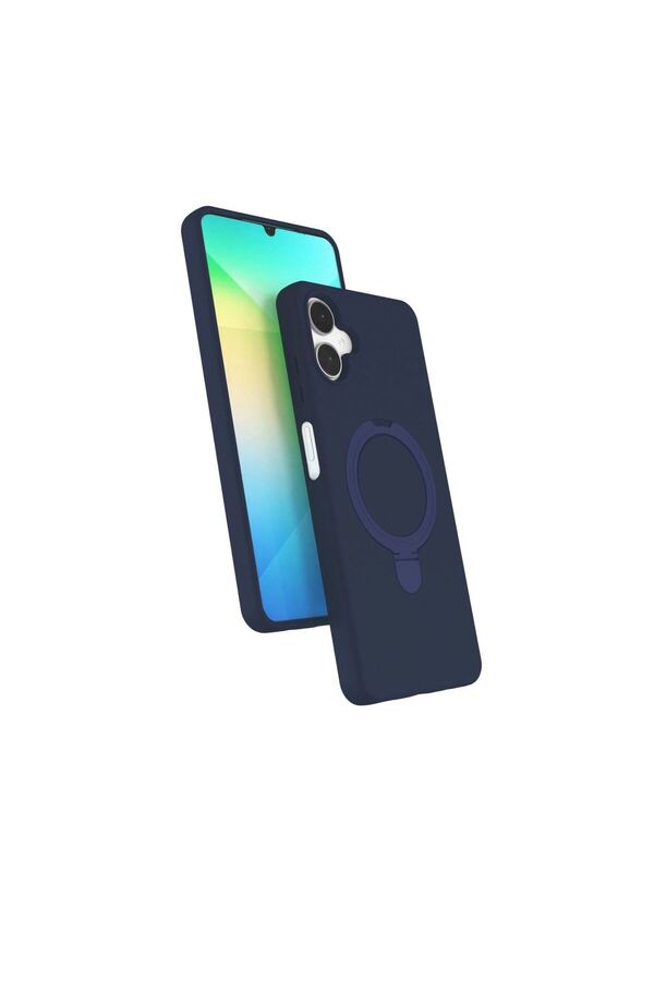 Ethab Ticaret Glb-Stl41414 Samsung Galaxy A06 Regal Magsafe Standlı Kapak - Lacivert