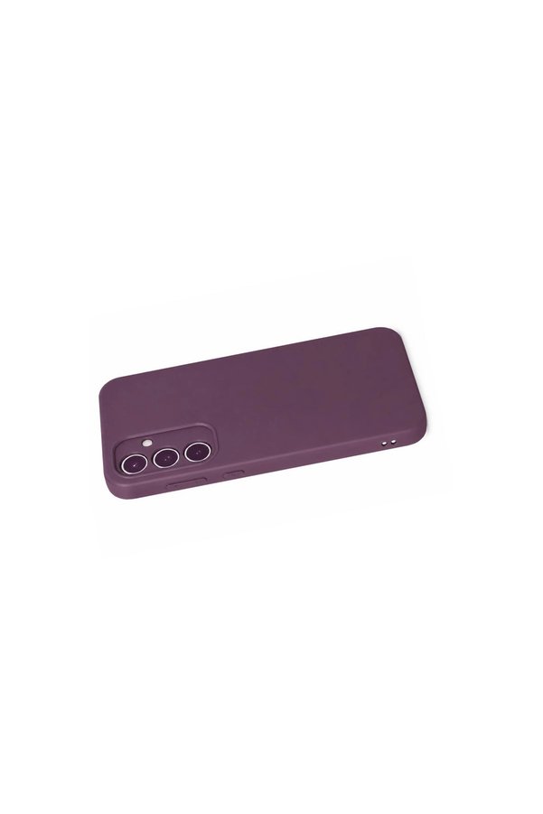 Evi̇mdeyokyok Samsung Galaxy A35 5G Kılıf Fi̇rst Si̇li̇kon - Mürdüm