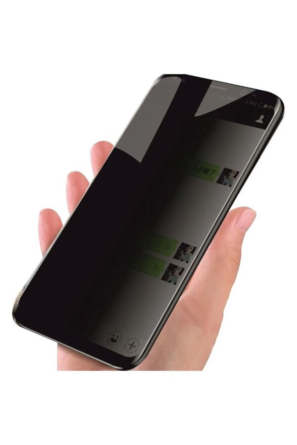 Ethab Ticaret Glb-Stl41414 Iphone 7G Siyah Uyumlu Hayalet Ekran Gizli Tam Kaplayan Kırılmaz Cam Seramik Ekran Koru