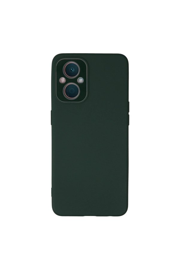 Evimdeyokyok Oppo Reno 7 Lite Kılıf Lansman Glass Kapak - Koyu Yeşil