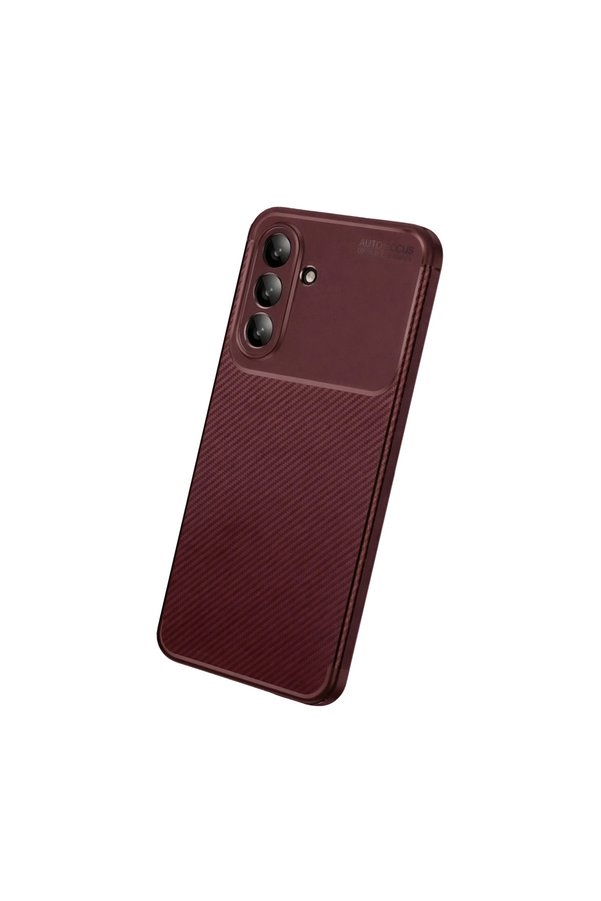 Evi̇mdeyokyok Samsung Galaxy A27 5G Auto Focus Karbon Kapak - Bordo