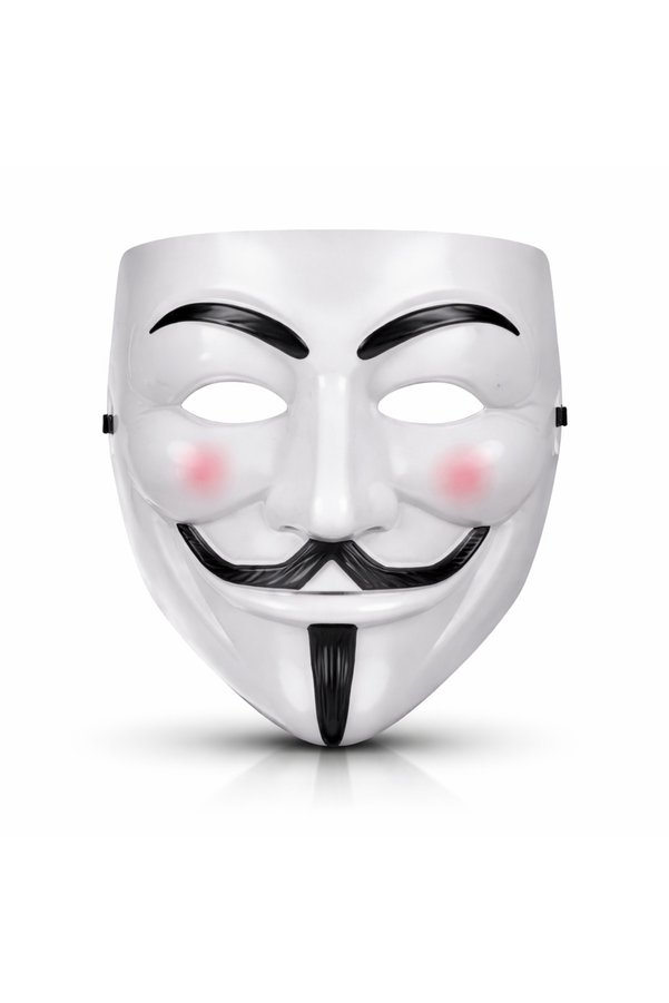 Nw Nessiworld V Mask Premium Vendetta Beyaz Maske (Guy Fawkes Stil)