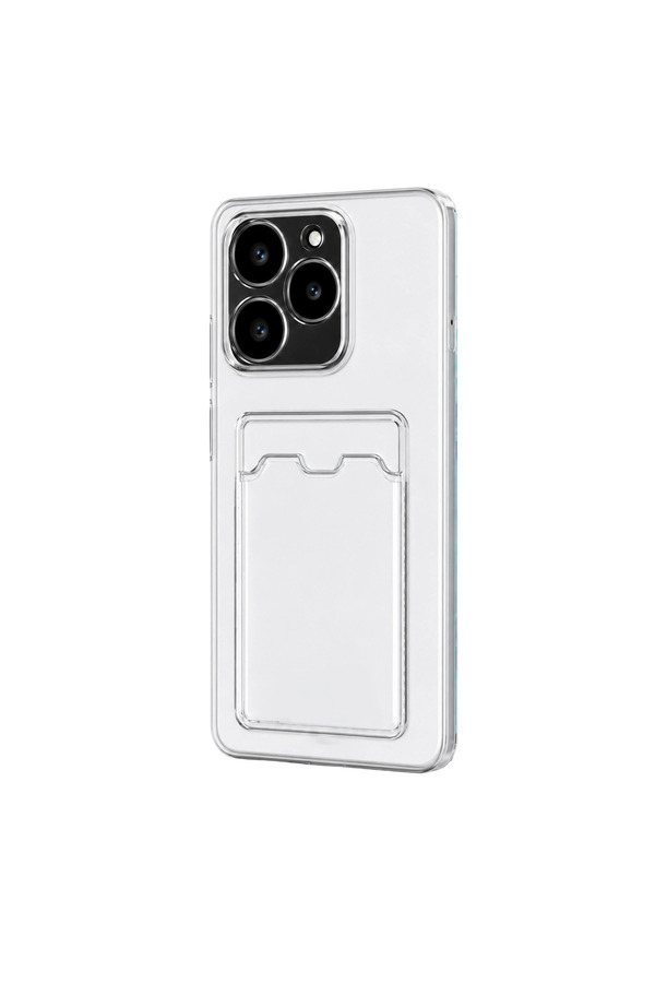 Evimdeyokyok Realme C61 Kılıf Kart Şeffaf Silikon - Şeffaf