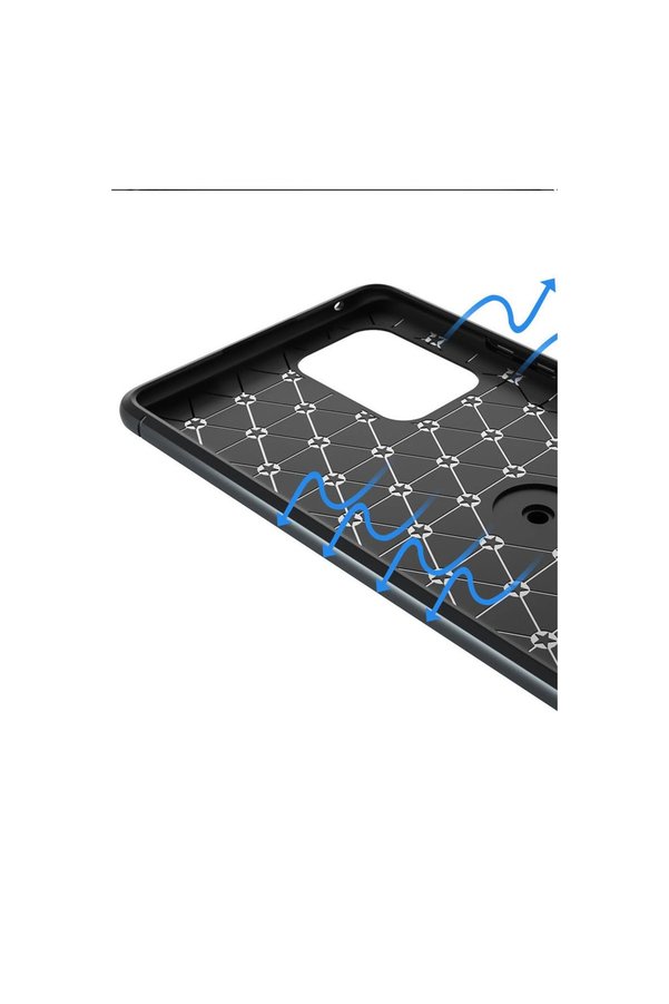 Evi̇mdeyokyok Samsung Galaxy A91 / S10 Li̇te Kılıf Range Yüzüklü Si̇li̇kon - Si̇yah-Kırmızı