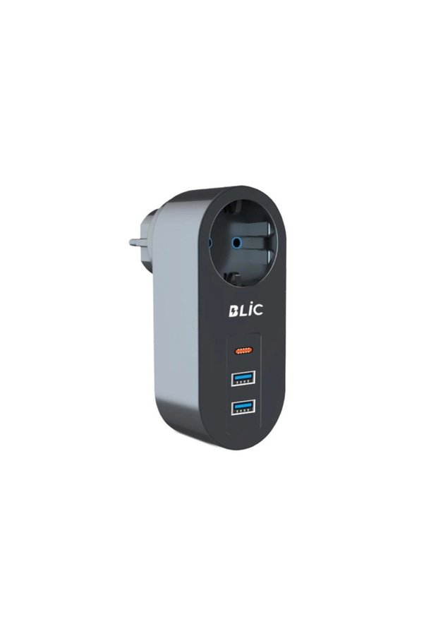 Magicool Ftr-07 2Xusb 1Xtypec Termal Akım Korumalı Isıya Dayanıklı Tekli Priz