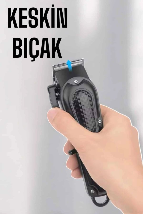 Cndr Suya Dayanıklı Tıraş Makinesi Keskin Bıçaklı Dijital Göstergeli Şarjlı