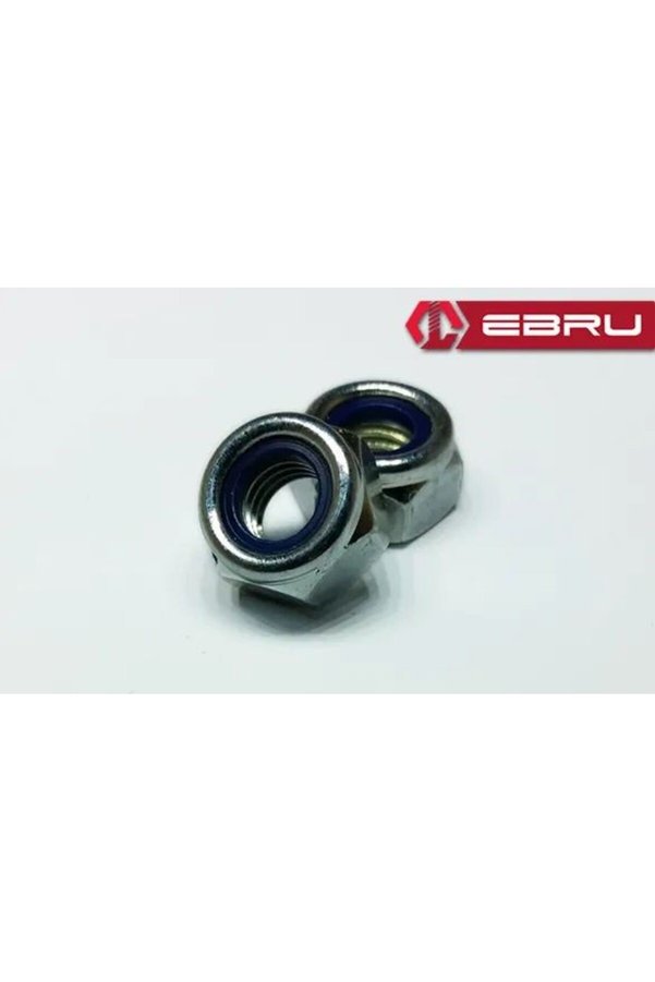 Ethab Ticaret Glb-Stl41414 Altıköşe Fiberli Somun M10 - 100 Adet