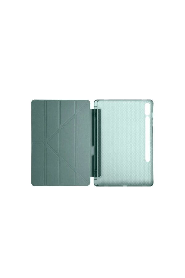 Ethab Ticaret Glb-Stl41414 Samsung Galaxy X510 Tab S9 Fe 11 Kılıf Kalemlikli Mars Tablet Kılıfı - Koyu Yeşil