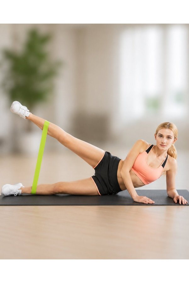 Ethab Giyim Pilates Direnç Lastiği Fitness Yoga Ve Evde Spor İçin Çok Amaçlı Bant - Glst1105-4174